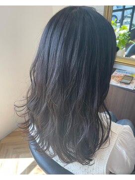 アゲート(agete) ロング×ディープグレー