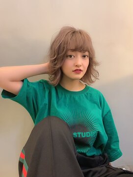 オースティン 流山おおたかの森(AUSTIN) 大人かわいい前髪セシルカットココアブラウンフリンジウェーブ