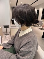 ステア ケース(stair case)&nbsp;大人かわいい黒髪ハンサムショート前髪なし