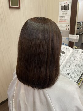 ナチュラルエフ(natural f) 髪質改善 ドクター修復・酸性ストレート+カット20代30代40代