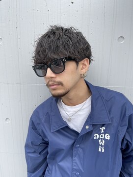 フィフス 渋谷(fifth) マッシュ無造作ツーブロック波巻きツイストスパイラルパーマ渋谷