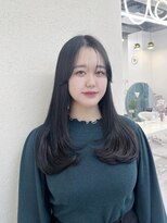 ☆髪質改善酸熱トリートメント/ネイビーブラック/韓国レイヤー☆