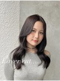 暗色brown×韓国レイヤー