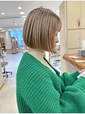 【morio札幌】札幌ボブ　あごラインぱつっとボブ