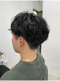 クセ毛風シャドウパーマ