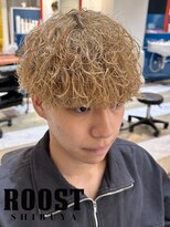 ルースト 渋谷店(ROOST)&nbsp;波巻きスパイラル×ミルクティーベージュ