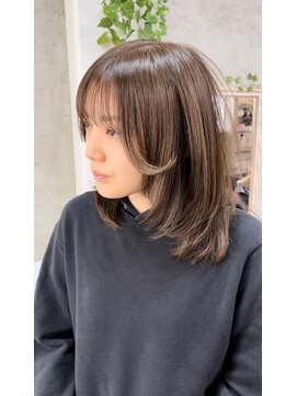 ヘアーアンドケアブラスト(HAIR CARE Blast) ブリーチなしカラー/レイヤーカット/髪質改善/ココアベージュ