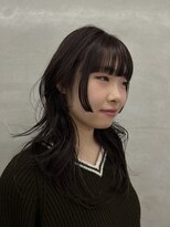 ナル(nalu.)&nbsp;姫カット/レイヤーカット/ヴァーガンディー