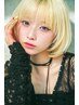【学割U24/ダブルカラー】ケアブリーチ＋フルカラー＋クイックTr ￥10500