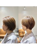 大分ショート/ショートボブ/丸みショート
