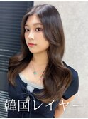 レイヤーカット/顔周りカット/顔周りレイヤー /韓国風パーマ