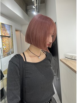 ペレ 渋谷(PELE) くびれヘア/アプリコットオレンジ/夏のヘアアレンジ/渋谷