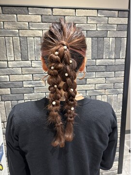 トキオ(TOKIO 2021) TOKIO 編み下ろし ヘアセット