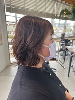 グランデュール 東静岡池田店(GRANDEUR)&nbsp;東静岡ショートボブくびれショートイルミナカラー顔周りレイヤー