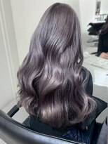 ランテルディ 渋谷(LANTERDIT)&nbsp;シルバーグレージュ ブリーチカラー ハイトーン 艶髪 髪質改善