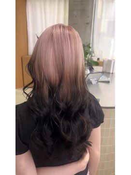 ワン 川崎(ONE) ルーツカラー×ピンクベージュ