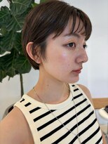 トリッカ 銀座(tricca)&nbsp;ショートボブ/ショートヘア/小顔カット/顔まわりカット