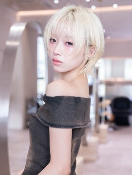 ハバナ 渋谷(HAVANA) 似合わせカット×ブリーチダブルカラー/レイヤーボブウルフ