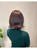 ホワイトストーン WHITE STONE&nbsp;大人ガーリー外ハネボブ×髪質改善カラー