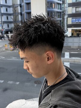 キングオブヘア バイ ノイズ 梅田茶屋町店(KING of hair by NOISM) 短髪/ピンパーマ/ツイストパーマ