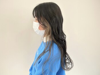 アトリエコア(Atelier Coa)の写真/《お客様の魅力を引き出すカラーデザイン》ワンカラーでも透明感のある色味で、お洒落な印象に[名取/岩沼]