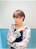 ハンサムショート/丸みショートボブ/20代30代40代50代/顔周り