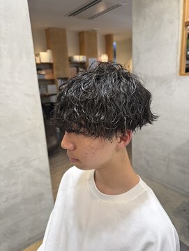 メンズクル(men's quru.) 波巻きパーマ波巻きツイストスパイラルパーマメンズカット勝川駅