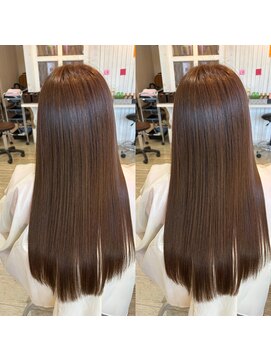 ノンヘアープラス(non hair +) 髪質改善カラー×赤み消しトステアカラー