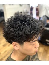バーバーショップテト(barber shop tete)&nbsp;ルーズパーマ　アクティブショート