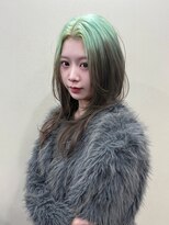 ヌル 原宿店(Null) ルーツカラー/ブリーチデザインカラー/ケアブリーチ/レイヤー
