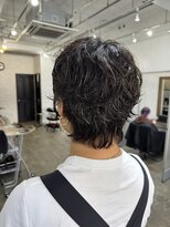 ヘアーワークスヴィクサス 諫早店(HAIR WORKS VIXUS)&nbsp;地毛ベースの白髪ぼかしハイライト