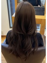 ココロヘアー 住吉店(Cocolo hair)&nbsp;グロスチョコブラウンカラー×骨格補正カット×PRトリートメント
