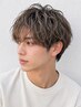 【トータルで垢抜け◎】メンズカット＋トレンドパーマ＋艶カラー ￥14500