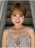 ショートカット/髪質改善縮毛矯正白髪ぼかしレイヤーカラーボブ