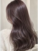 20代30代大人かわいいモカベージュナチュラル艶サラスタイル