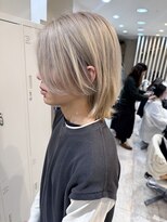 インデックスヘアーユー 錦糸町店(in'dex hair - U)&nbsp;錦糸町×ミルクティーベージュ メンズミルクティーベージュ