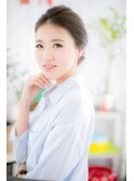 こなれ女子感**格上げヘアアレンジ