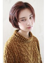 コルト(COLT) 小顔ショート×マッシュ【アップバングアレンジ】