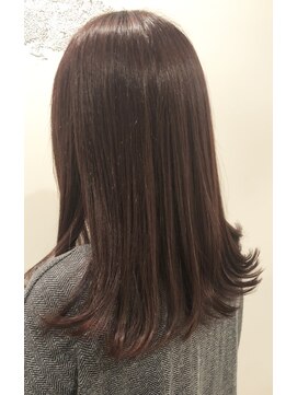 ルフェール ビューティーアンドスパ(REFAIRE beauty&spa) 【お客様スナップ】艶感たっぷりピンクベージュ