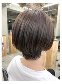ショートボブ×グレージュ 瀧野