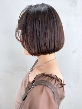 アイティー バイ アルバム 浦和店(IT by ALBUM) ナチュラルボブ_クールショートピンクベージュボブルフ_ba308171