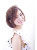 オトナ女性に ショートボブ