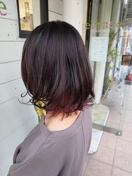 テラス ヘアアンドボタニカル(terrace) シークレットインナーカラー/20代30代40代/姪浜