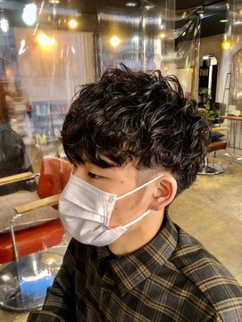 ナンバー ジルバ 立川(N° jillva) 爽やかツーブロック刈り上げ束感アップバング