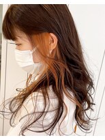 イリ 梅田(ili)&nbsp;【kento限定カラー】イヤリングカラー/カシスオレンジ