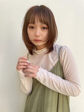 ルーク 立川(LUK) Lien☆前髪シースルーバング×オイルグロスイノアカラー　立川