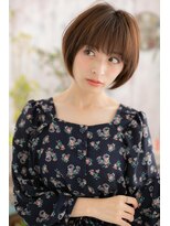 ミック 日暮里店(miq)&nbsp;前下がりシンプルショート大人かわいい小顔ミニボブc1