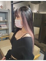 エイト 池袋店(EIGHT ikebukuro) インナーカラー×春ピンク☆