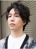 メンズメイク&ヘアセット♪パーマ風スタイリング