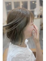 レポ(LEPO)&nbsp;インナーカラー～オリーブ×モノトーン